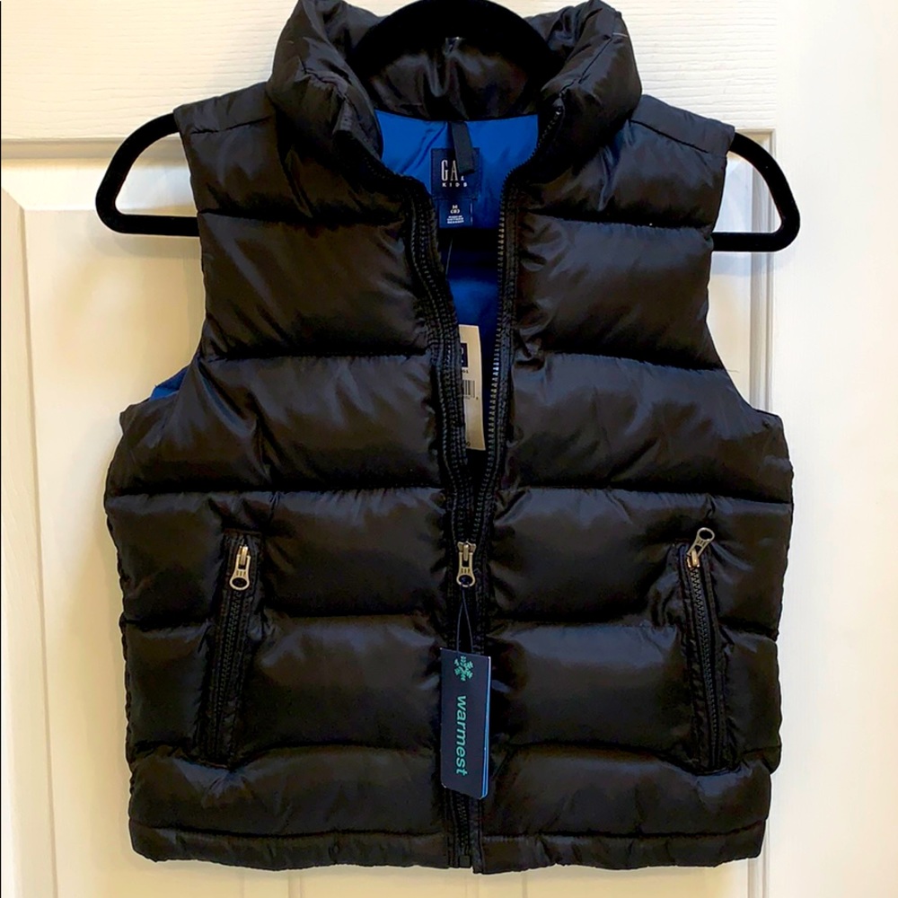 Black and Blue GAP kids vest